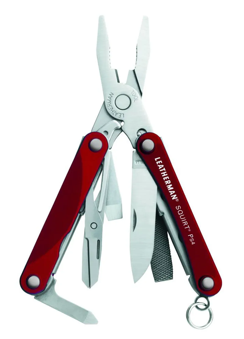 Leatherman Squirt PS4 Multitool Red DEACTIVATED